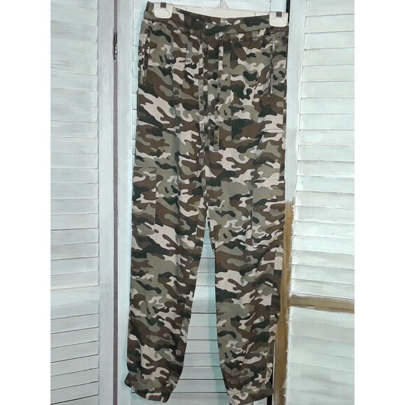 Love Tree Women's Jogger Pants Size S High Rise Drawstring Stretch Waist/Ankle - Picture 1 of 9